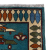 Handcrafted Afghan War Rug 2' 9" x 4' 2" ft / 83 x 126 cm - No. G29169