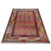 Colorful Flat-Weave Wool Kilim 9' 11" x 13' 5" ft / 302 x 410 cm - No. G29178