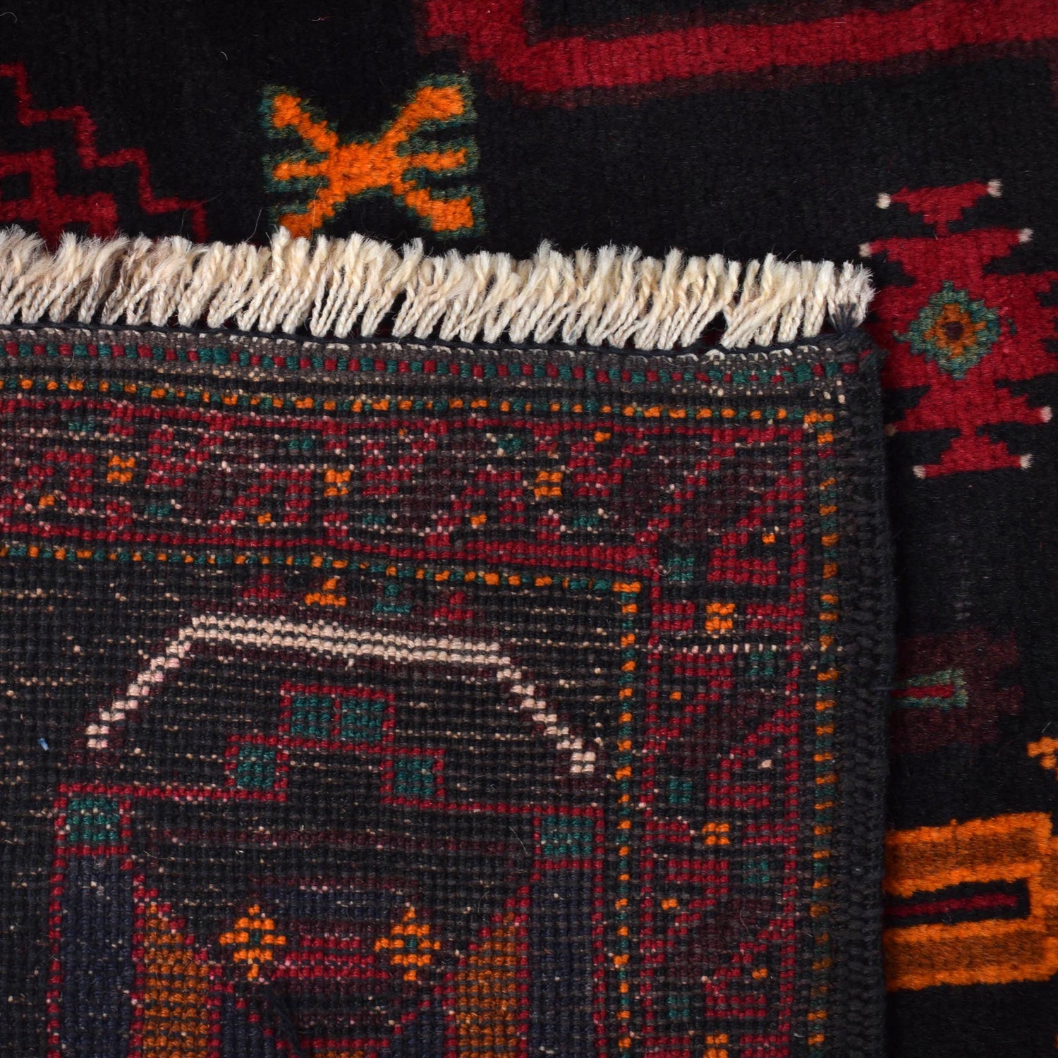 Traditional Baloch Rug 4' 3" x 7' 1" ft / 130 x 217 cm - No. G29254