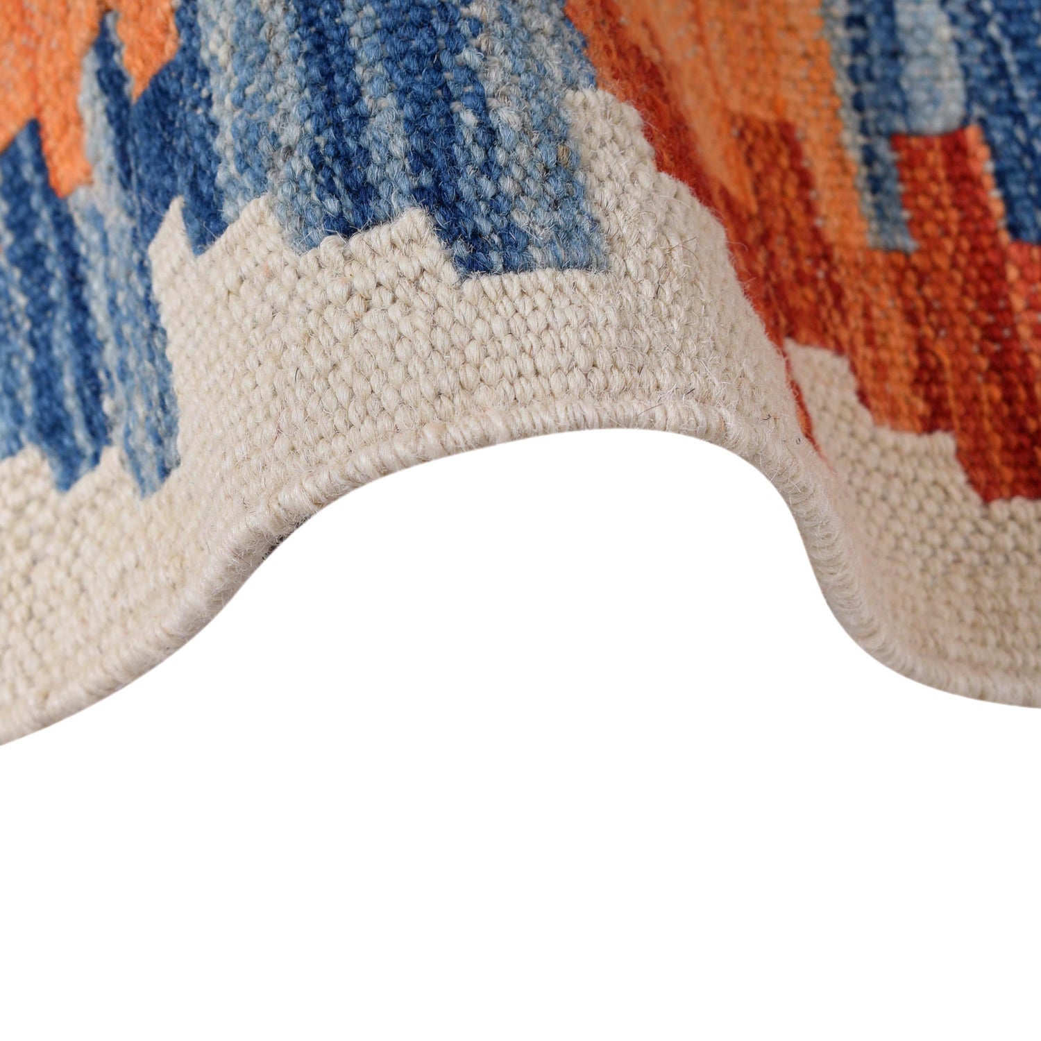 Hand Knotted Flatweave Kilim Runner 2' 10" x 9' 6" ft / 87 x 290 cm - No. G29746