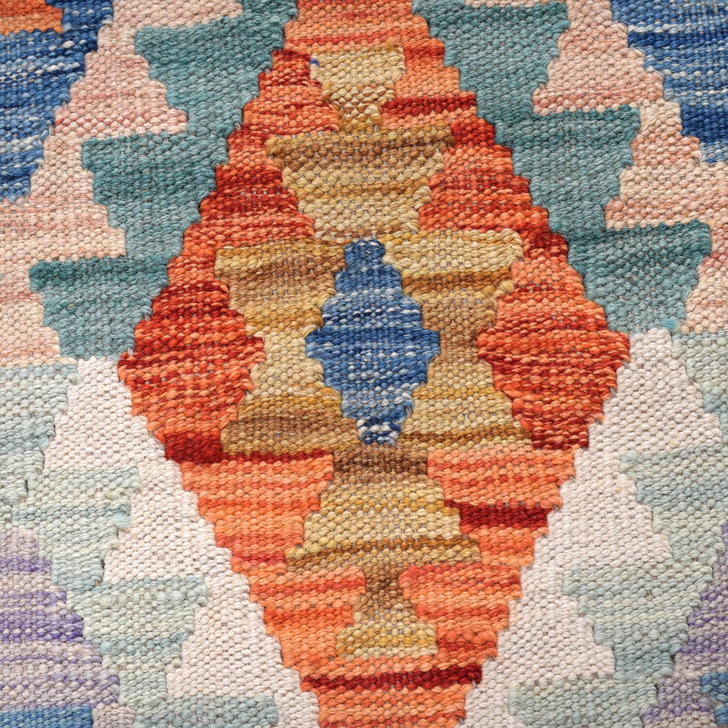 Handmade Afghan Vegetable Kilim Runner 2' 9" x 9' 8" ft / 84 x 294 cm - No. G29747