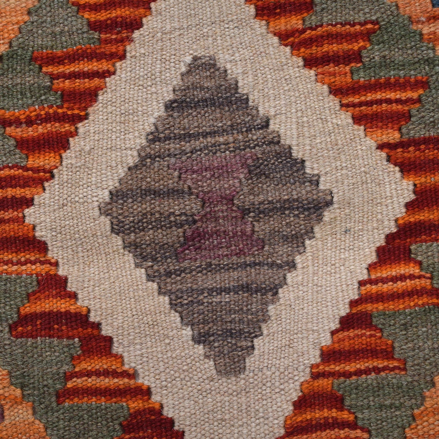 Hand Made Afghan Kilim Runner 2' 7" x 9' 3" ft / 78 x 281 cm - No. G29751