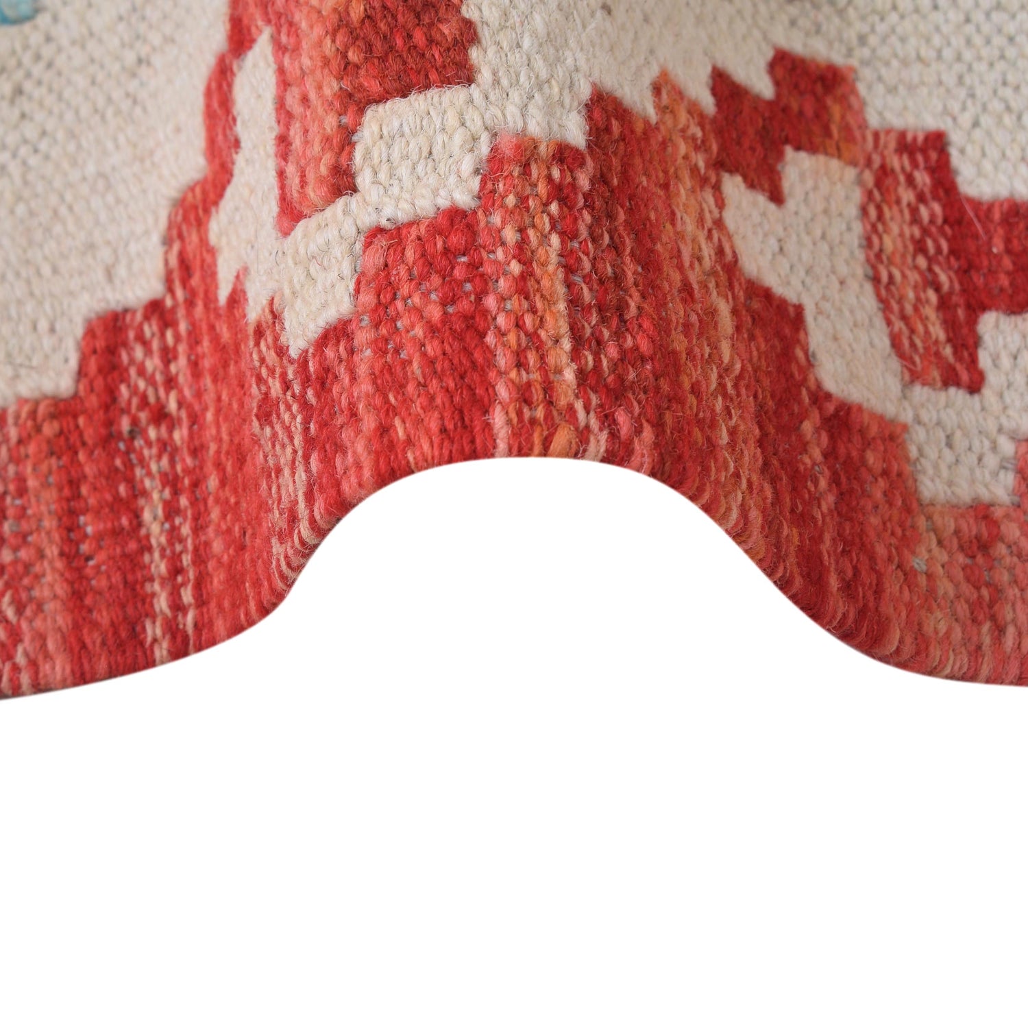 Hand Knotted Flatweave Kilim Runner 2' 11" x 7' 1" ft / 90 x 217 cm - No. G29758