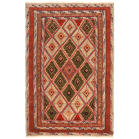 Handmade Nakhunak Kilim Rug 3' 0" x 4' 5" ft / 91 x 134 cm - No. G30959