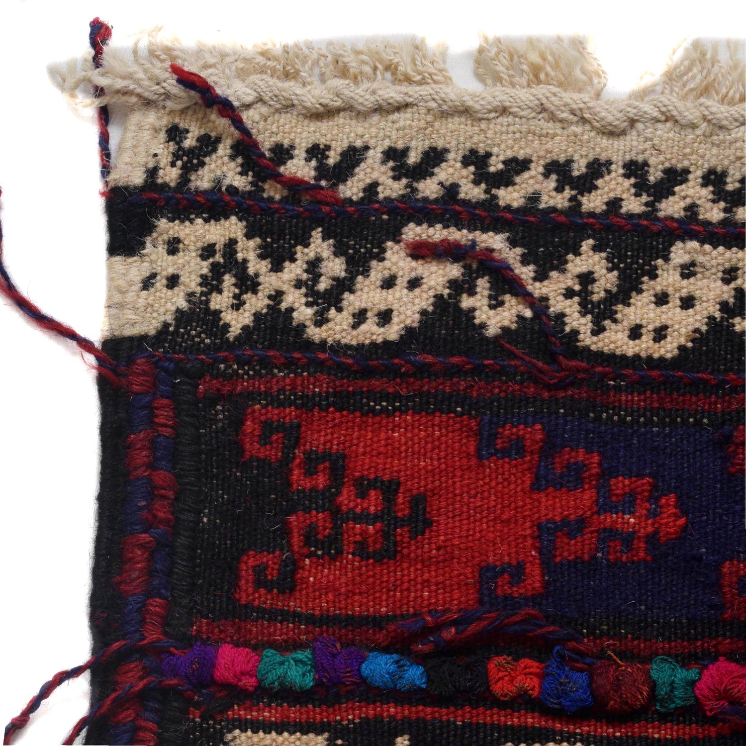 Hand Knotted Sufra Kilem Runner 2' 2" x 5' 11" ft / 66 x 181 cm - No. G30973