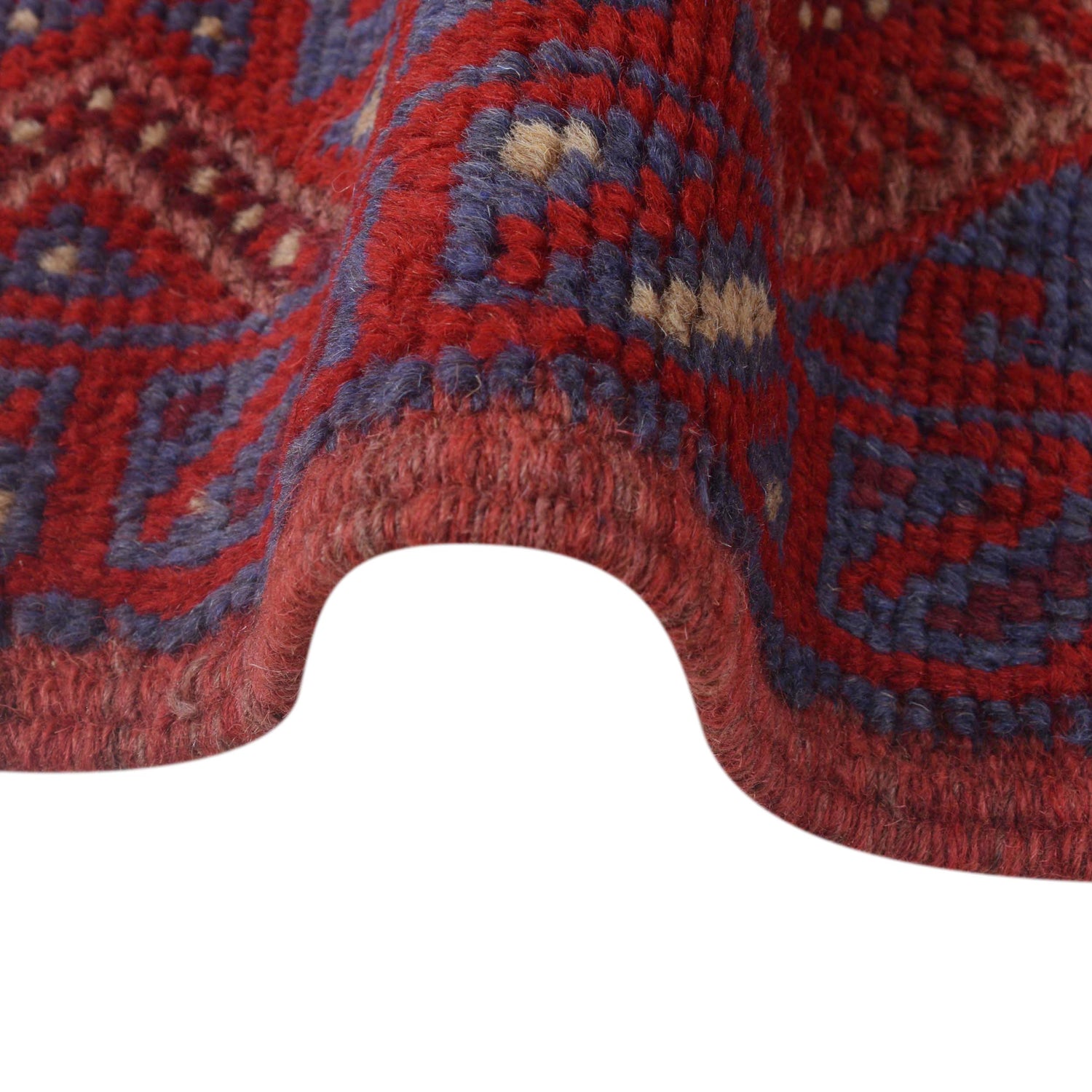 Hand Knotted Mashwani Runner Rug 1' 11" x 7' 9" ft / 59 x 237 cm - No. G30982