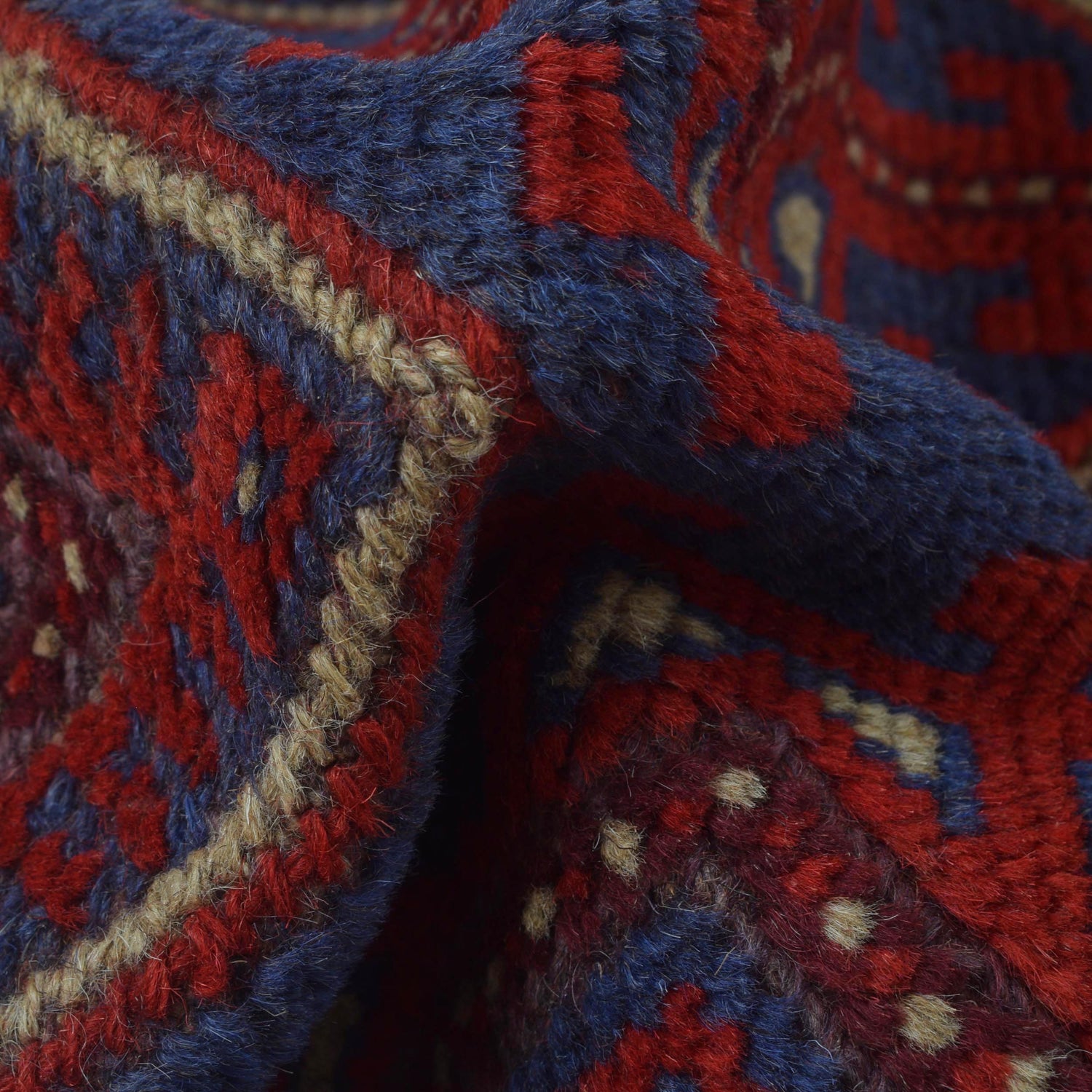 Handmade Afghan Runner Rug 1' 11" x 7' 11" ft / 58 x 242 cm - No. G31000