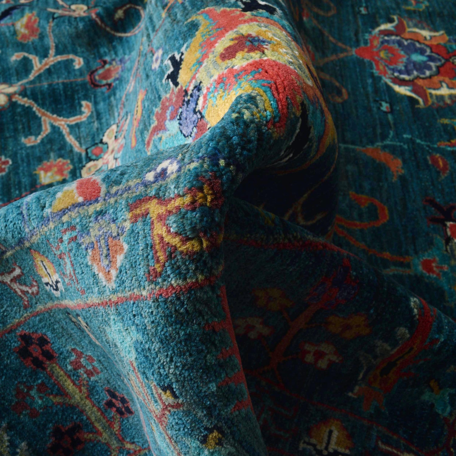 Hand knotted Contemporary Style Sultani Rug 4' 10" x 6' 6" ft / 147 x 198 cm - No. G31197