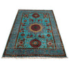 Oriental Mamluk Area Rug 4' 1" x 5' 10" ft / 124 x 178 cm - No. G31199