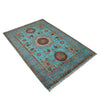 Oriental Mamluk Area Rug 4' 1" x 5' 10" ft / 124 x 178 cm - No. G31199