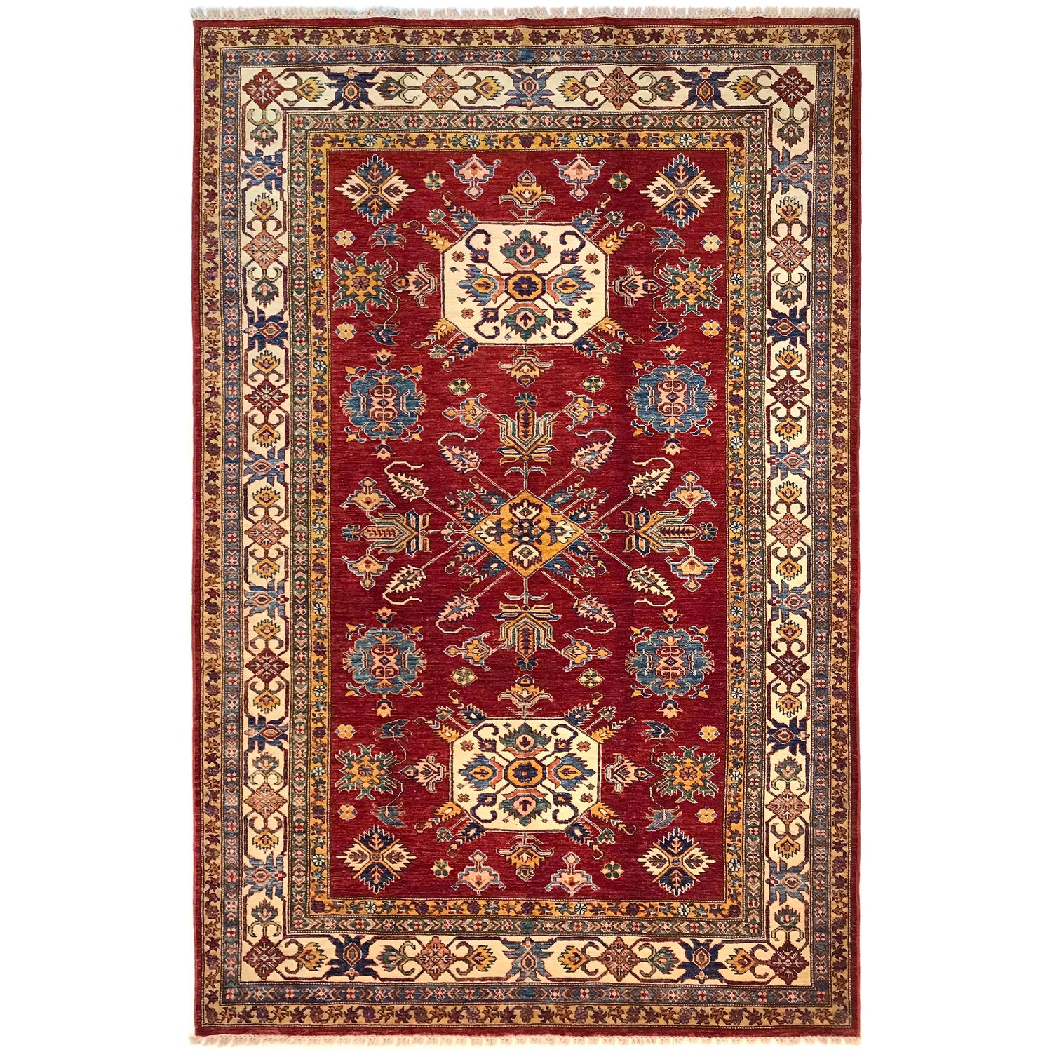 Supreme Kazak Carpet 5' 5" x 8' 6" ft / 165 x 259 cm - No. G31204