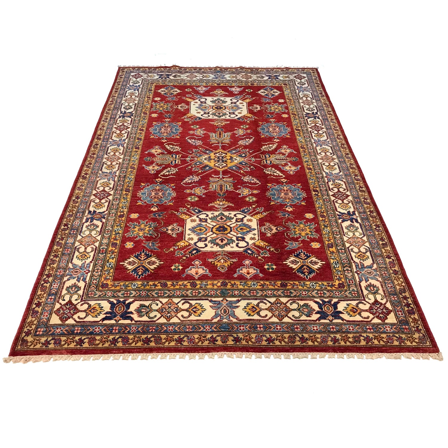 Supreme Kazak Carpet 5' 5" x 8' 6" ft / 165 x 259 cm - No. G31204