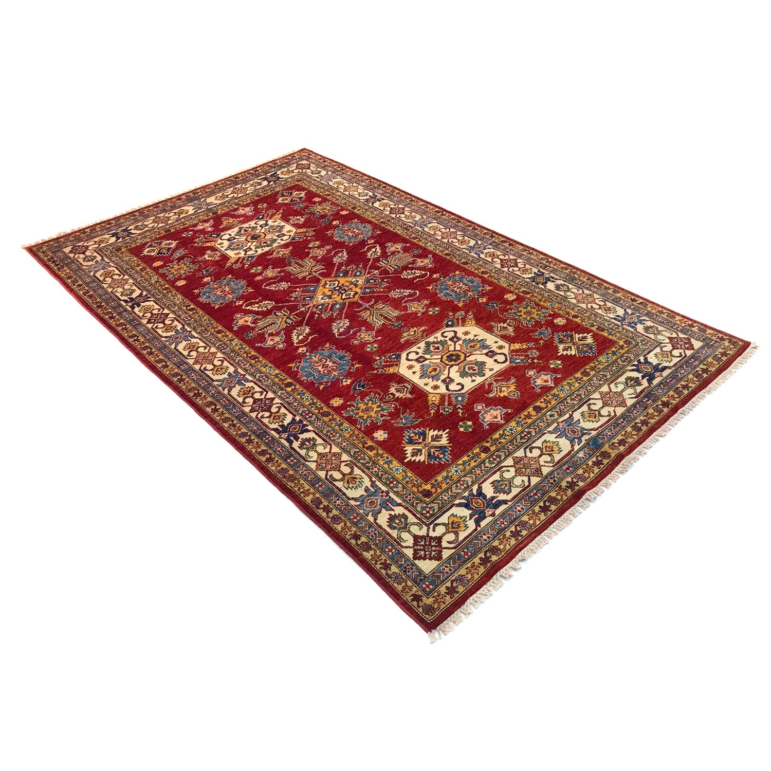 Supreme Kazak Carpet 5' 5" x 8' 6" ft / 165 x 259 cm - No. G31204