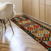 Hand Knotted Flatweave Kilim Runner 2' 2"x 6' 7" ft / 65 x 201 cm - No. G31270