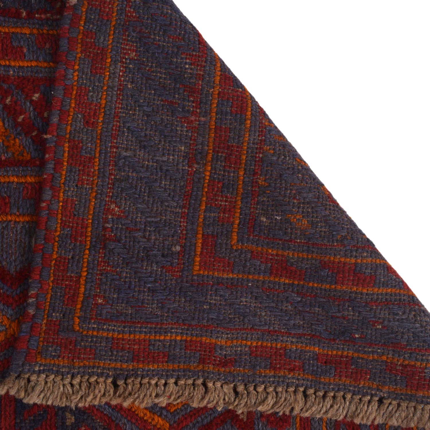 Handmade Wool Mushwani Rug 4' 11" x 5' 10" ft / 149 x 177 cm - No. G31322