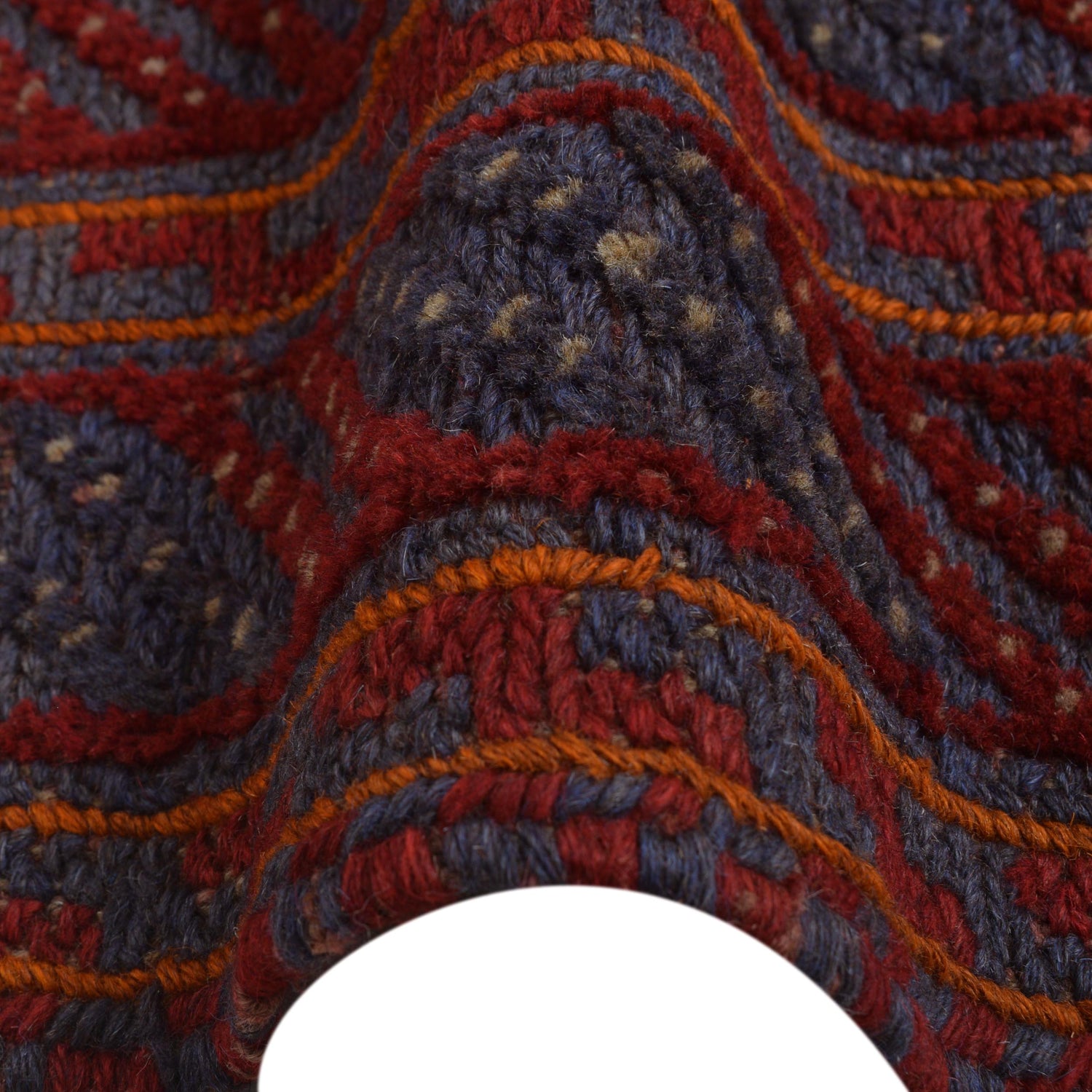 Handmade Wool Mushwani Rug 4' 11" x 5' 10" ft / 149 x 177 cm - No. G31322