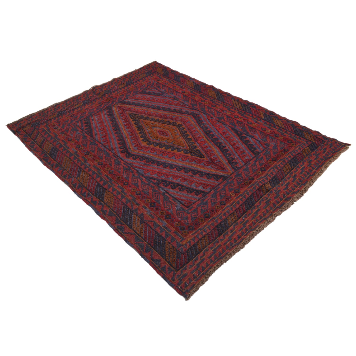 Traditional Mashwani Carpet 4' 11" x 6' 1" ft / 150 x 186 cm - No. G31342