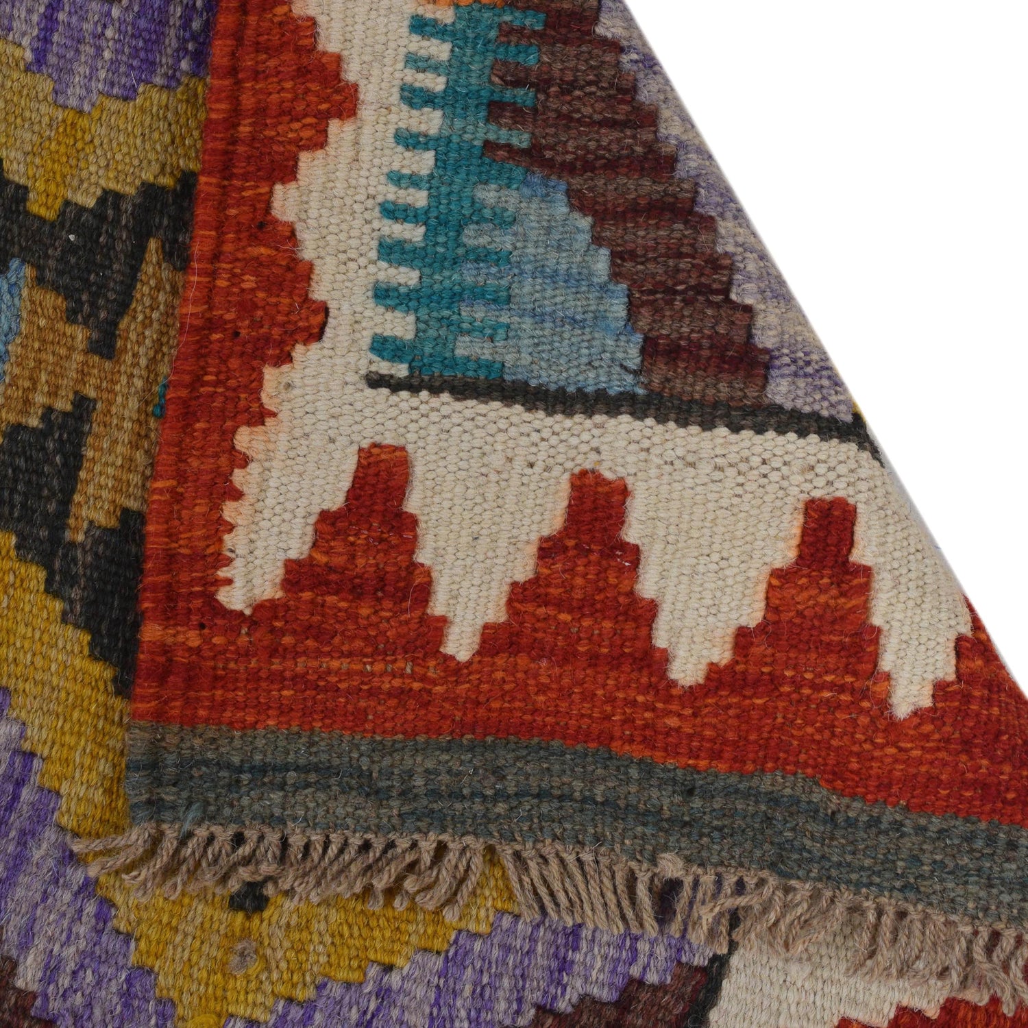 Short Kilim Runner 1' 9" x 4' 4" ft / 53 x 133 cm - No. G31346