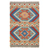 Hand Knotted Afghan Style Kilim 2' 0 x 2' 11" ft / 60 x 90 cm - No. G31408