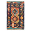 Handmade Vegetable Kilim 1' 11 x 2' 11" ft / 59x 90 cm - No. G31464