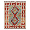 Handmade Afghan Vegetable Kilim 2' 0" x 2' 6" ft / 60 x 75 cm - No. G31547