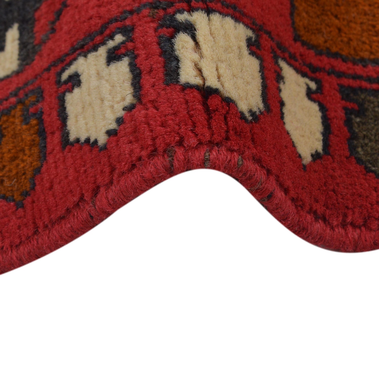 Authentic Afghan War Area Rug 2' 7" x 4' 2" ft / 79 x 126 cm - No. G31627