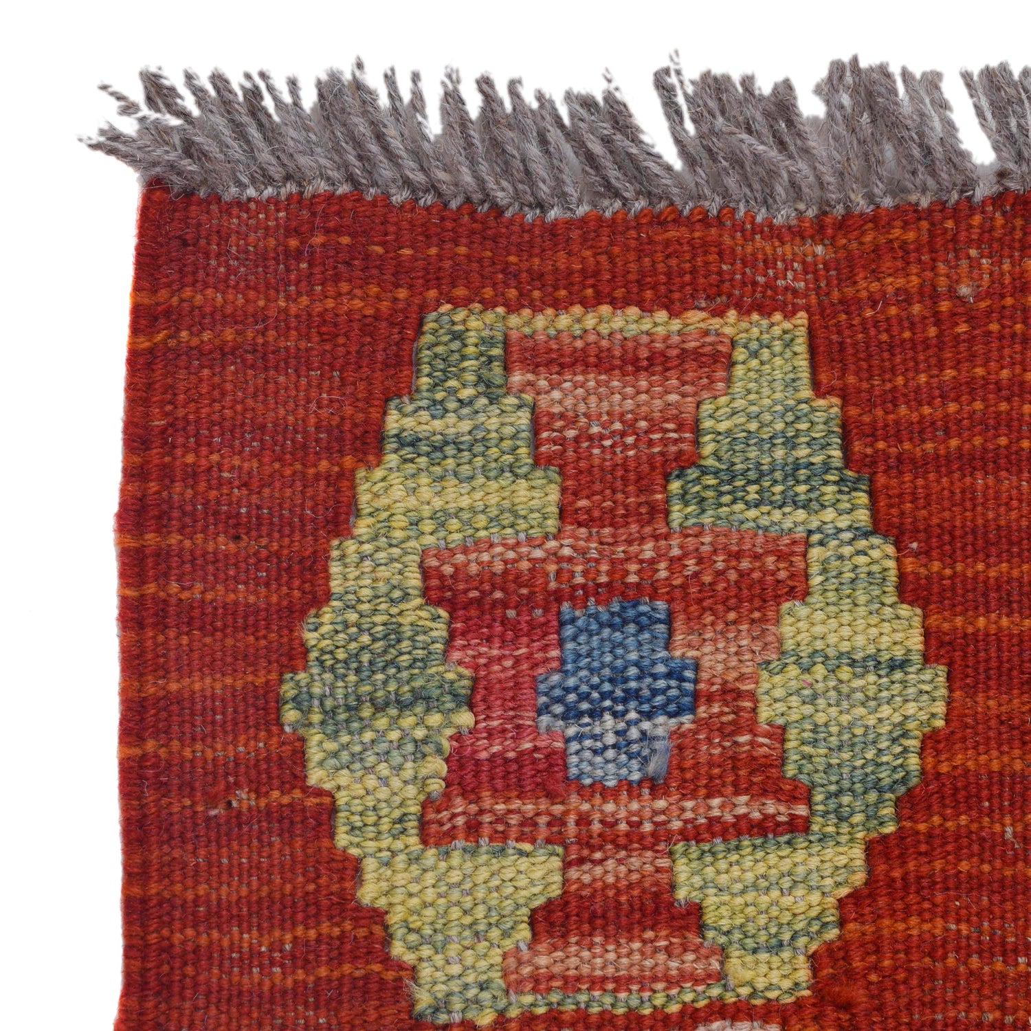 Handmade Turkish Design Wool Kilim 3' 6" x 4' 11" ft / 106 x 150 cm - No. G31764