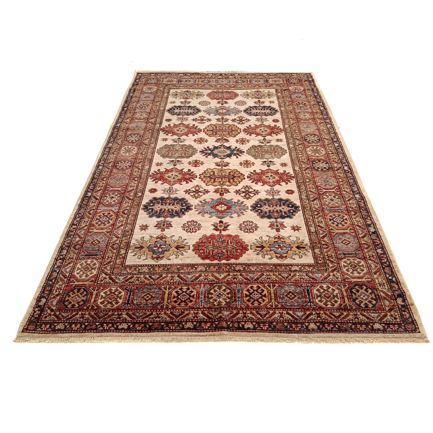 Supreme Kazak Carpet 6' 1" x 9' 3" ft / 185 x 281 cm - No. G31771