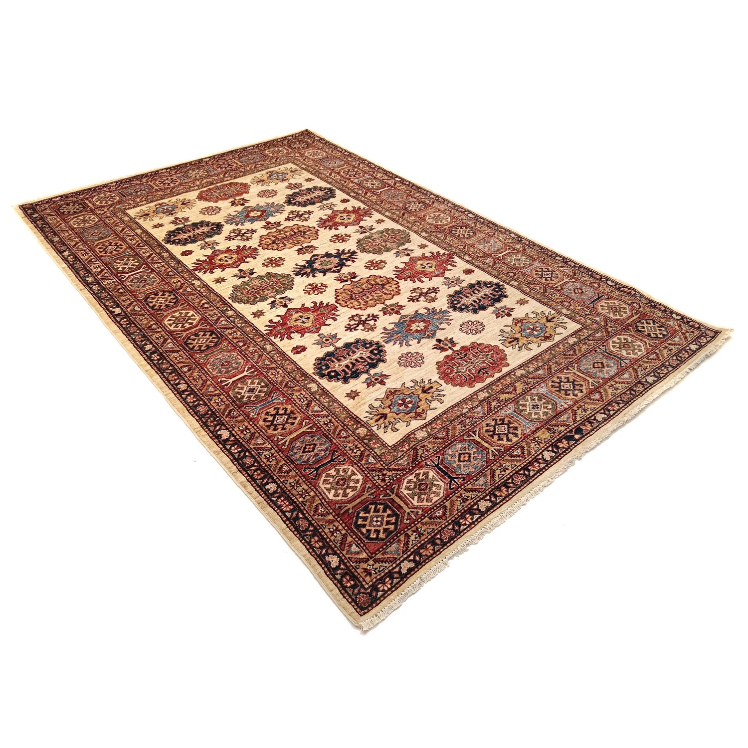 Supreme Kazak Carpet 6' 1" x 9' 3" ft / 185 x 281 cm - No. G31771