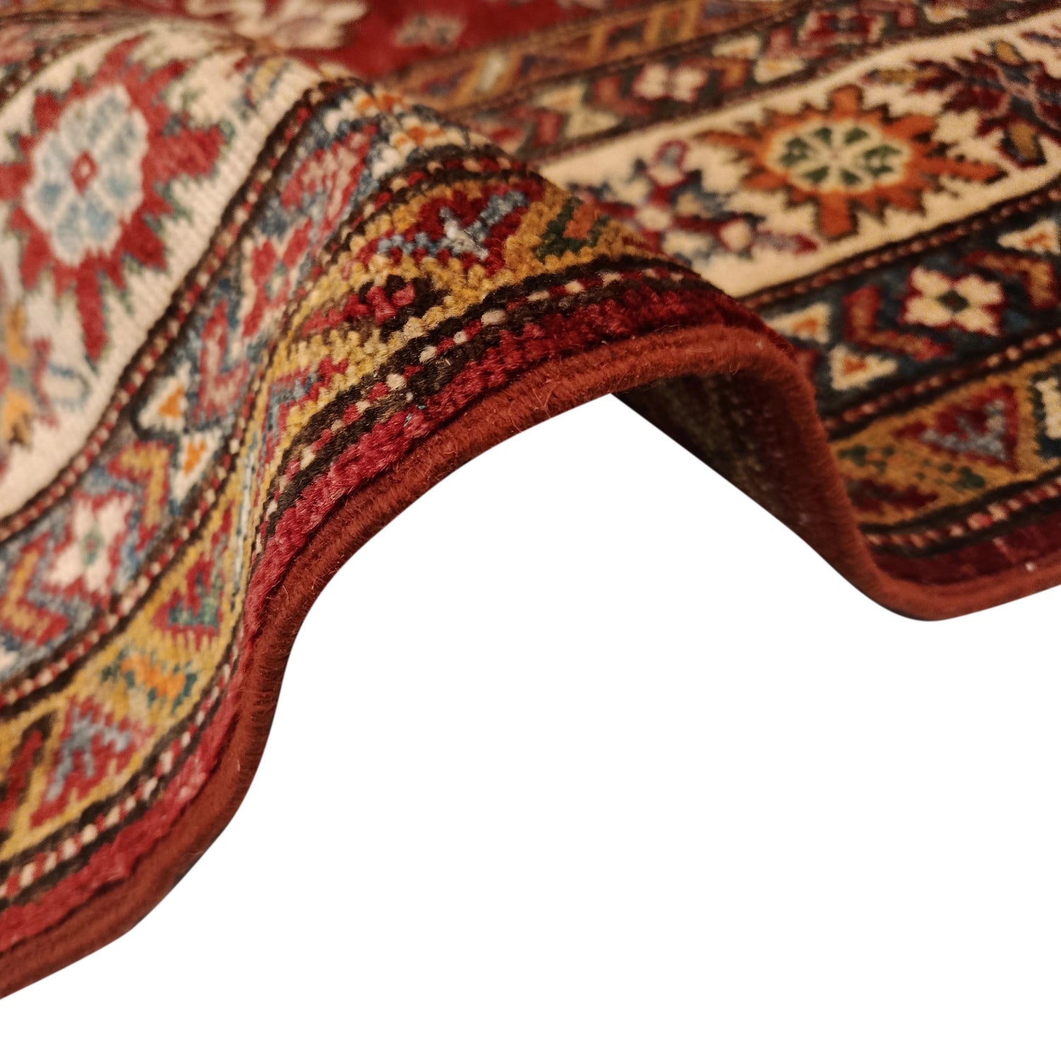Supreme Kazak Carpet 4' 1" x 5' 7" ft / 124 x 170 cm - No. G31773