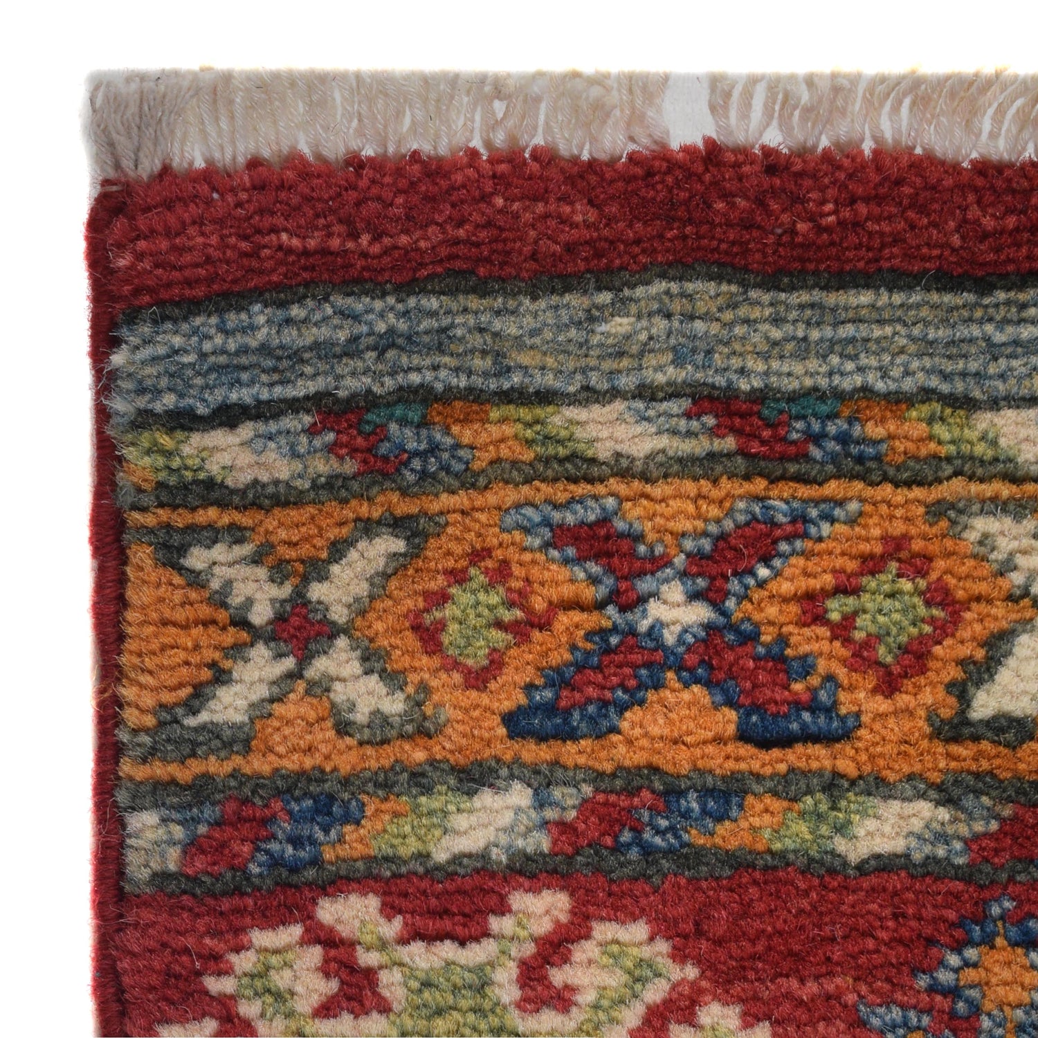 Hand Knotted Khurjeen Oriental Rug 3' 11" x 5' 9" ft / 120 x 176 cm - No. G31774