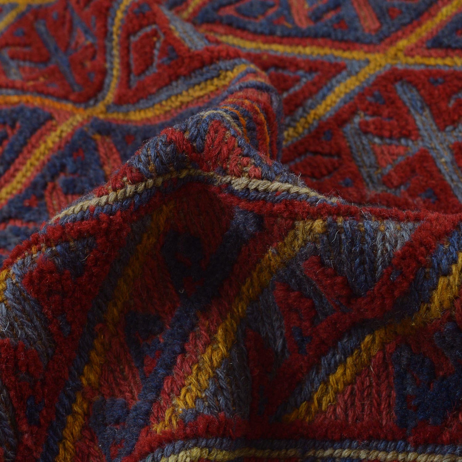 Handmade Mushwani Carpet 6' 10" x 9' 3" ft / 207 x 283 cm - No. G31793