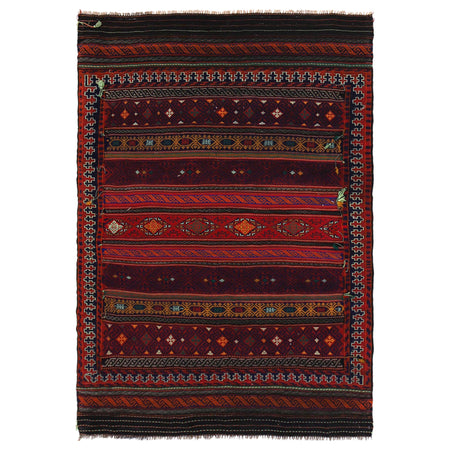 Afghan Laghari Kilim 4' 9" x 6' 10" ft / 145 x 209 cm - No. G32091
