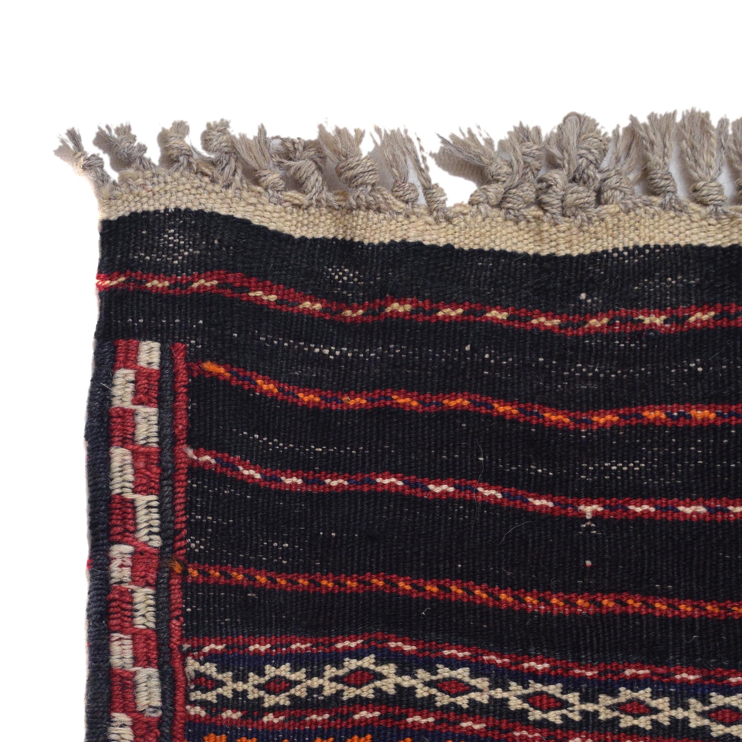 Afghan Laghari Kilim 4' 4" x 7' 3" ft / 133 x 220 cm - No. G32092