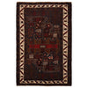 Baluch Small Size Rug 3' 0" x 4' 6" ft / 91 x 138 cm - No. G32095