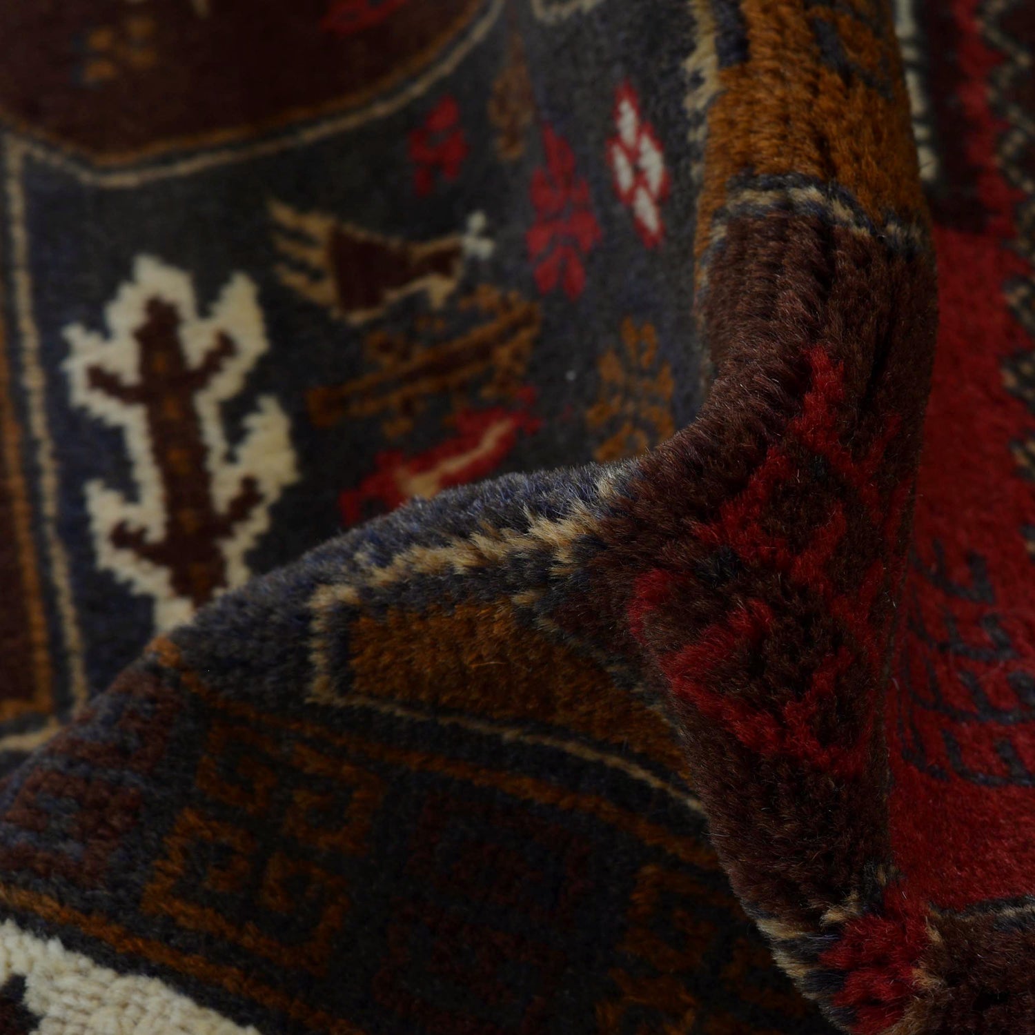 Baluch Small Size Rug 3' 0" x 4' 6" ft / 91 x 138 cm - No. G32095