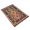 Hand Woven Wool Kelim 2' 7" x 3' 11" ft / 80 x 120 cm - No. G33007