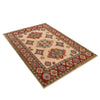 Handmade Kazak Area Rug 4' 0" x 5' 9" ft / 122 x 174 cm - No. G33023