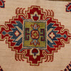 Handmade Kazak Area Rug 4' 0" x 5' 9" ft / 122 x 174 cm - No. G33023