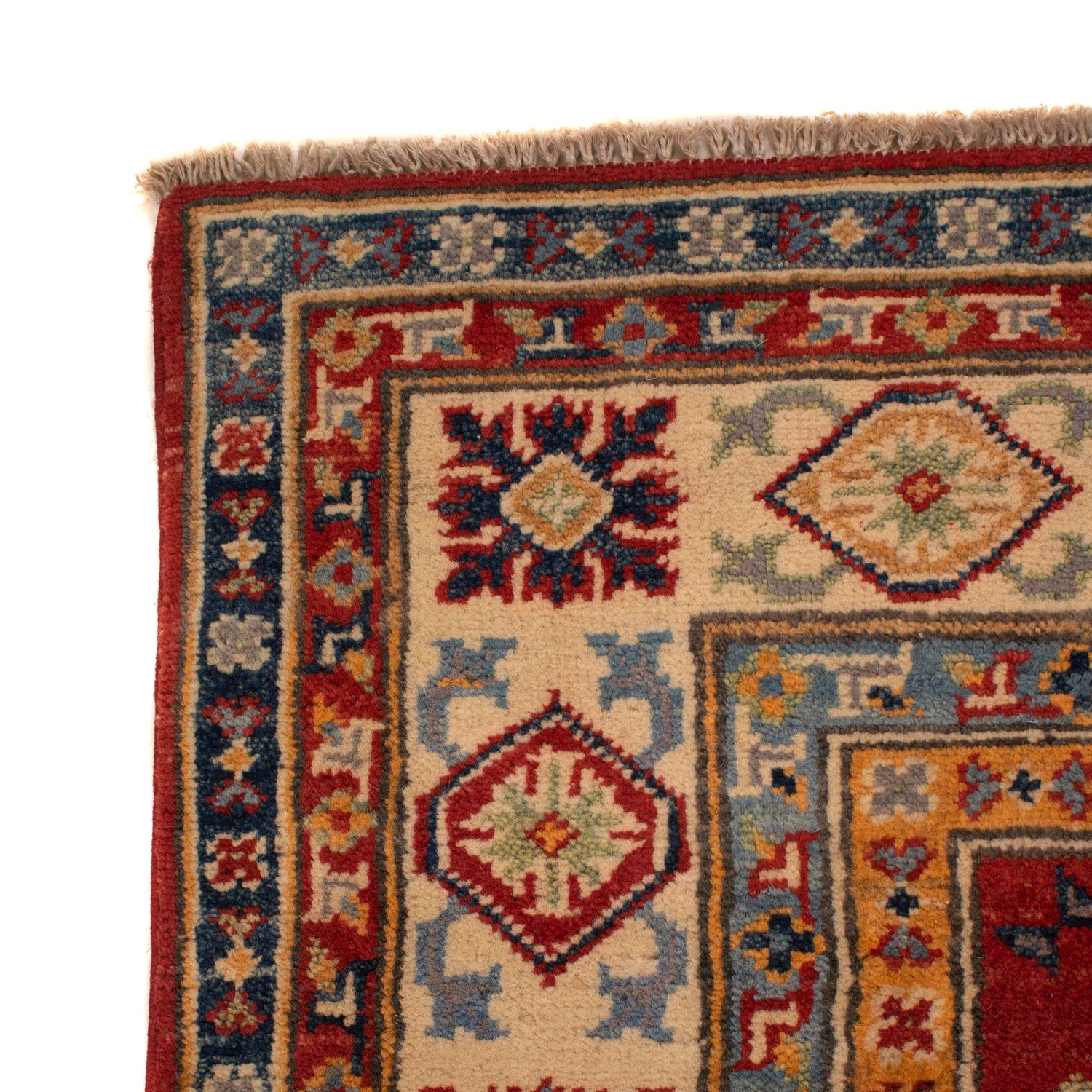 Oriental Kazak Rug 4' 1" x 5' 11" ft / 124 x 180 cm - No. G34000
