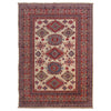 Hand knotted Kazak Carpet 4' 10" x 6' 5" ft / 147 x 195 cm - No. G34004