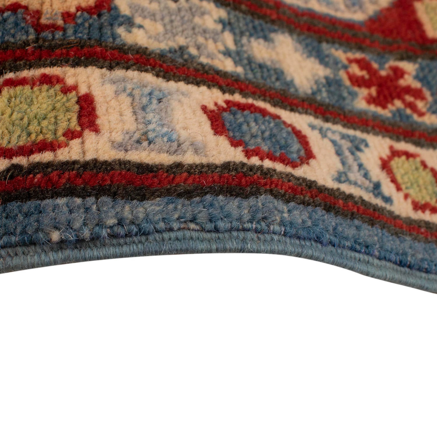 Blue Color Kazak Rug 5' 1" x 6' 7" ft / 156 x 201 cm - No. G34005