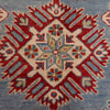 Handmade Kazak Area Rug 4' 6" x 6' 5" ft / 137 x 195 cm - No. G34006