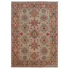 Handmade Kazak Area Rug 4' 1" x 6' 1" ft / 125 x 185 cm - No. G34007