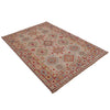Handmade Kazak Area Rug 4' 1" x 6' 1" ft / 125 x 185 cm - No. G34007