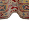 Handmade Kazak Area Rug 4' 1" x 6' 1" ft / 125 x 185 cm - No. G34007