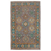 Handmade Kazak Area Rug 3' 10" x 6' 4" ft / 116 x 192 cm - No. G34008