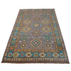Handmade Kazak Area Rug 3' 10" x 6' 4" ft / 116 x 192 cm - No. G34008