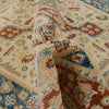 Modern Oushak Area Rug 3' 9" x 5' 8" ft / 115 x 173 cm - No. G34009