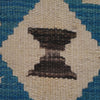 Hand Made Afghan Kilim 4' 0" x 5' 2" ft / 122 x 158 cm - No. G34011